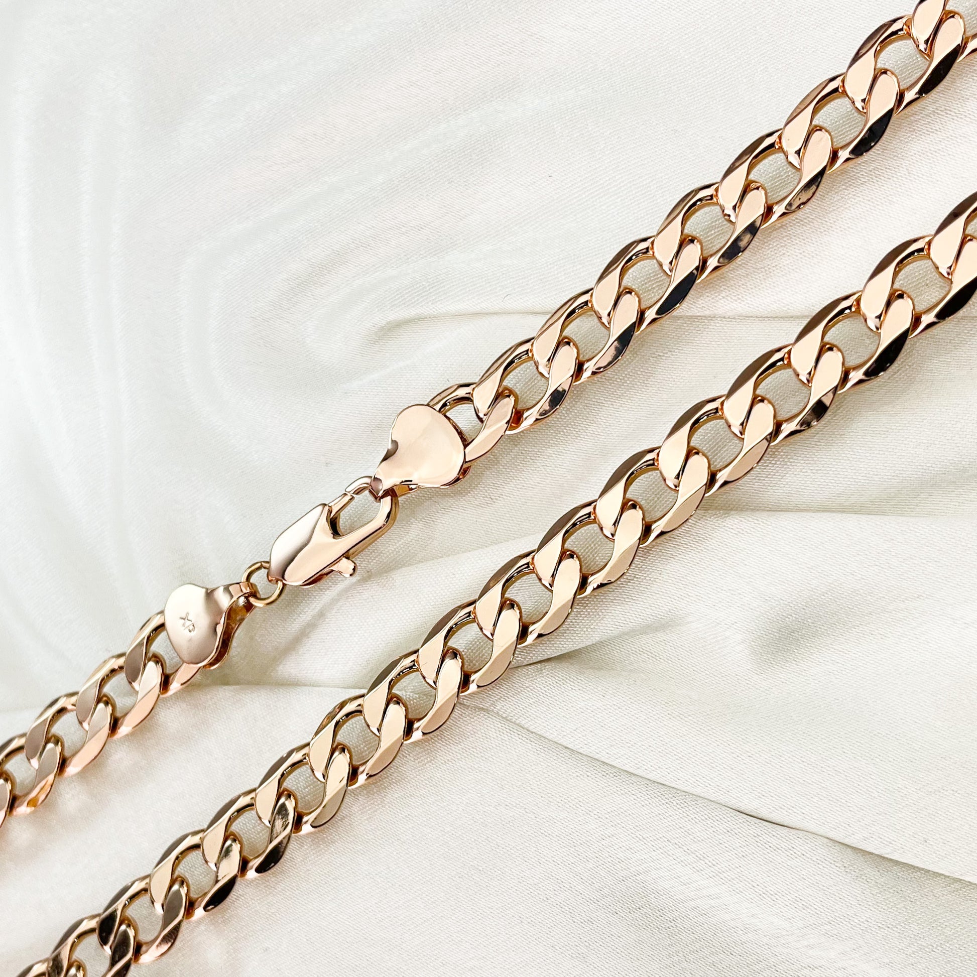 Gold-plated Curb Chain 48 cm | jewelry store beautiquepoint.com