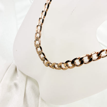 Gold-plated Curb Chain 48 cm | jewelry store beautiquepoint.com