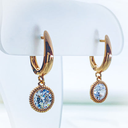 Earrings Crystal Sprinkle | beautiquepoint.com