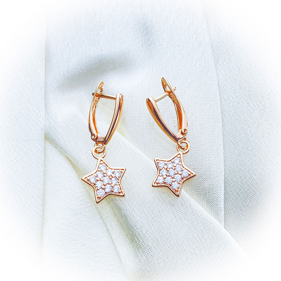 Earrings "Luxury Starfall"