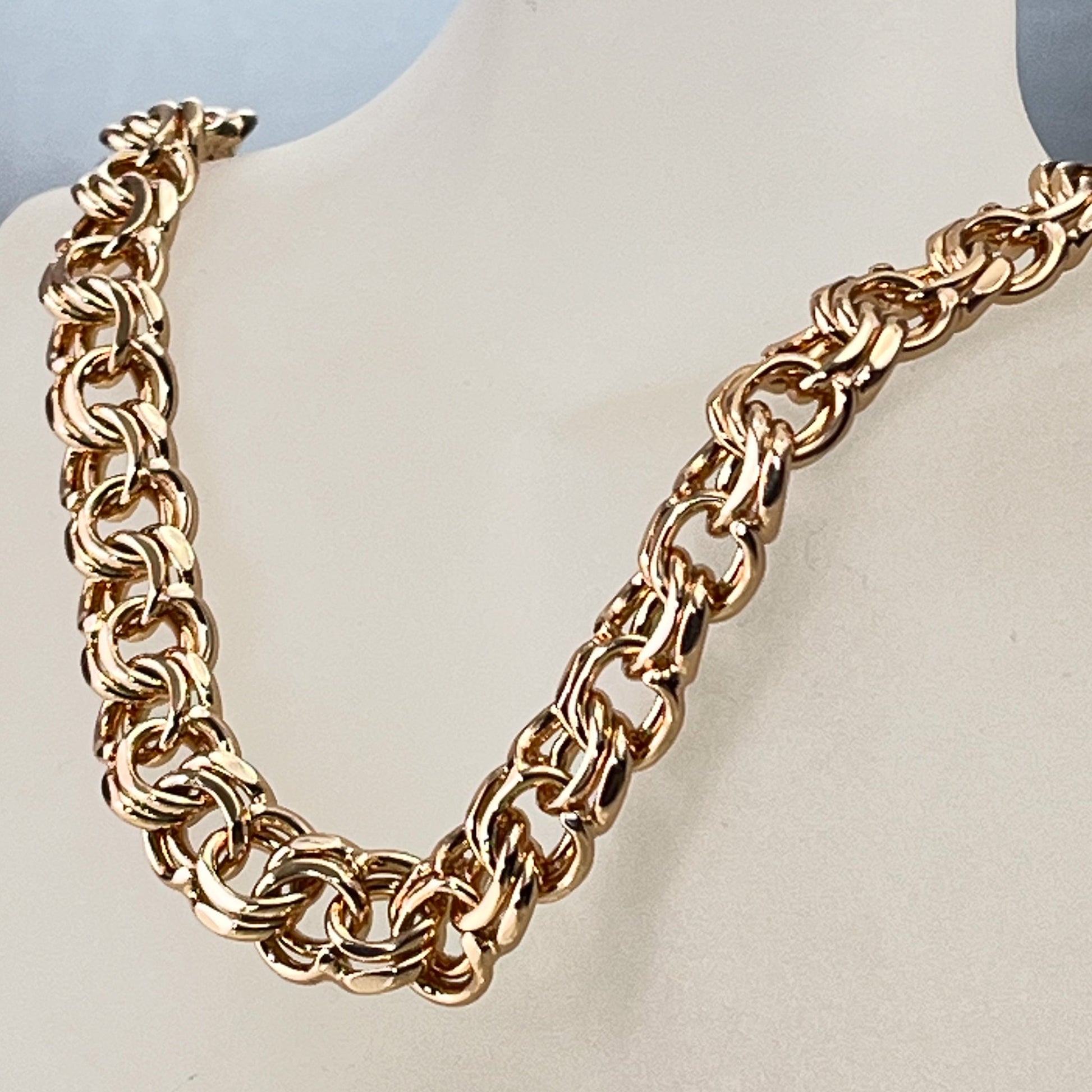 Golden "Bismarck" Chain - 47 cm of Pure Elegance | jewelry store beautiquepoint.com 5