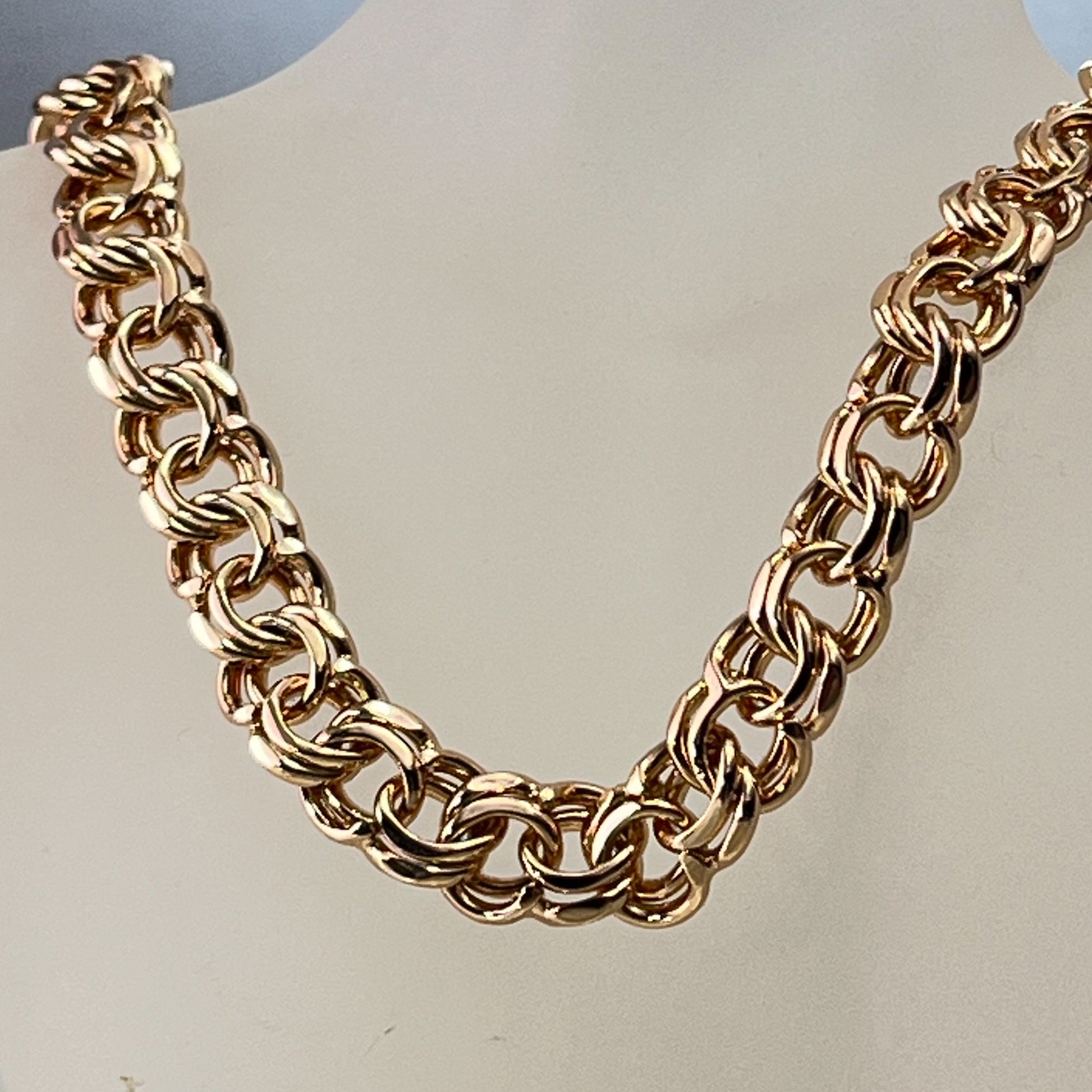 Golden "Bismarck" Chain - 47 cm of Pure Elegance | jewelry store beautiquepoint.com 6