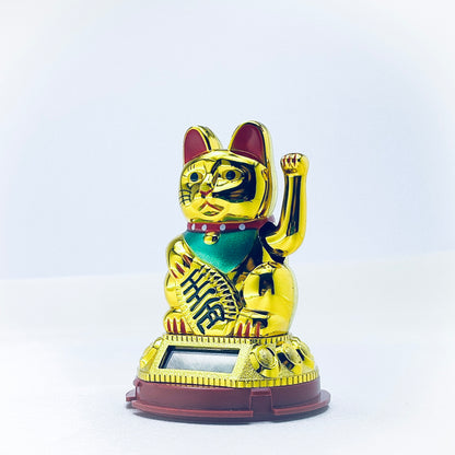 Golden Solar Wealth Cat buy souvenir at beautiquepoint.com