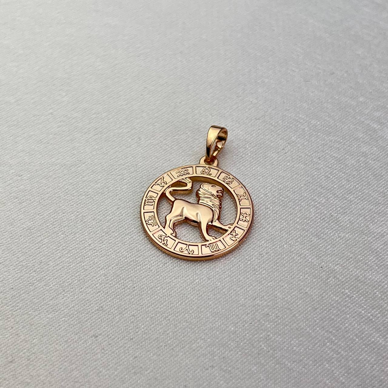 Leo Zodiac Pendant Gold-Plated