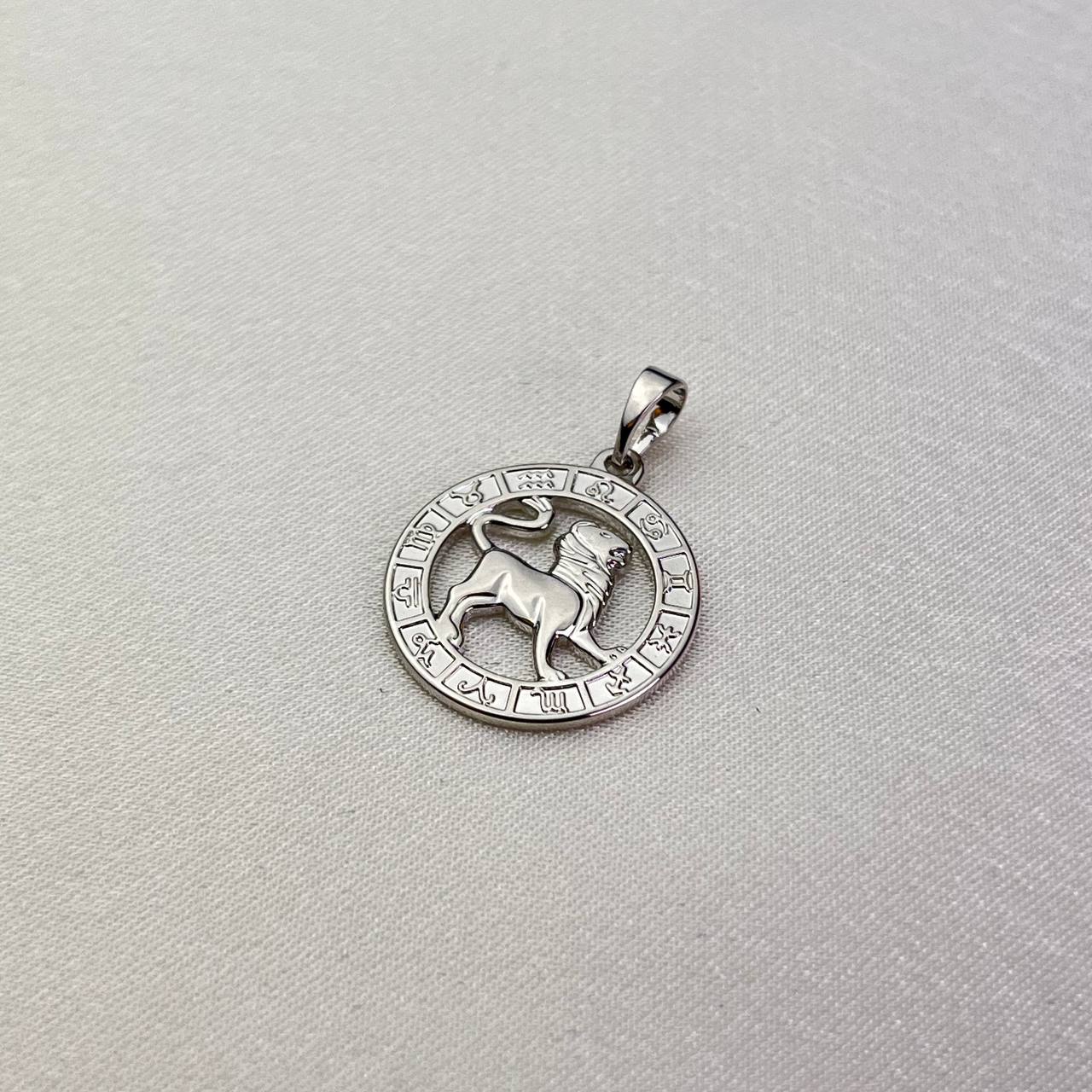 Leo Zodiac Pendant Silver-Plated