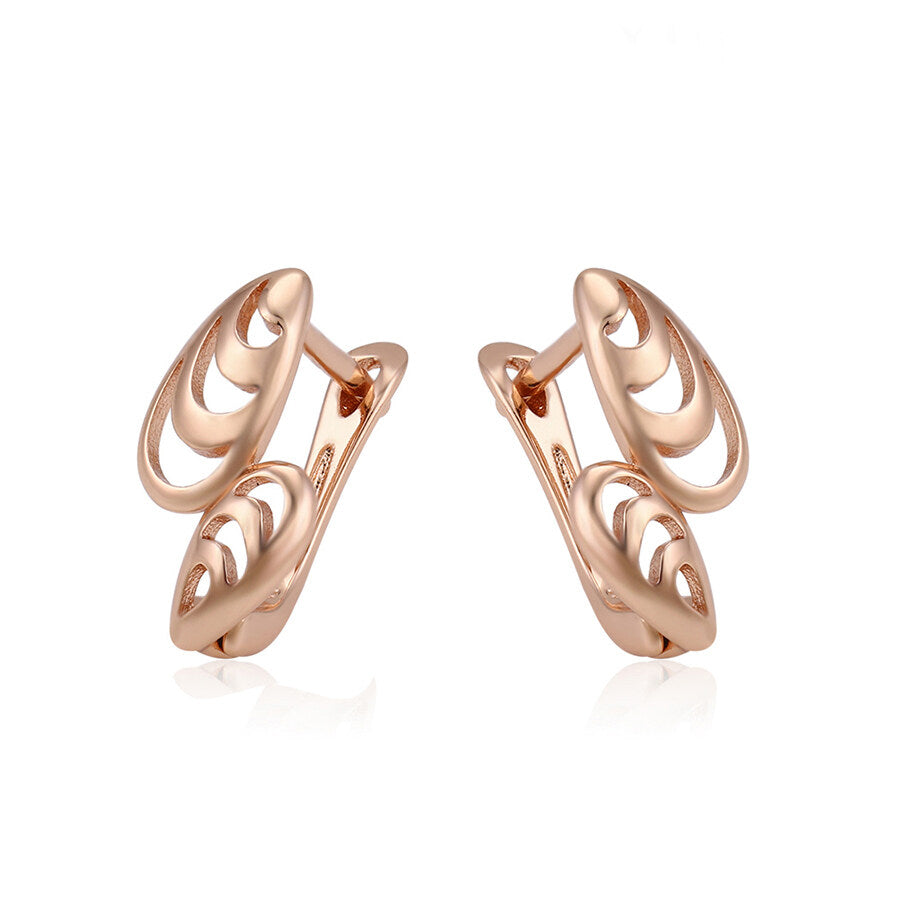 Rose Gold Color Earrings for women - beautiquepoint.com