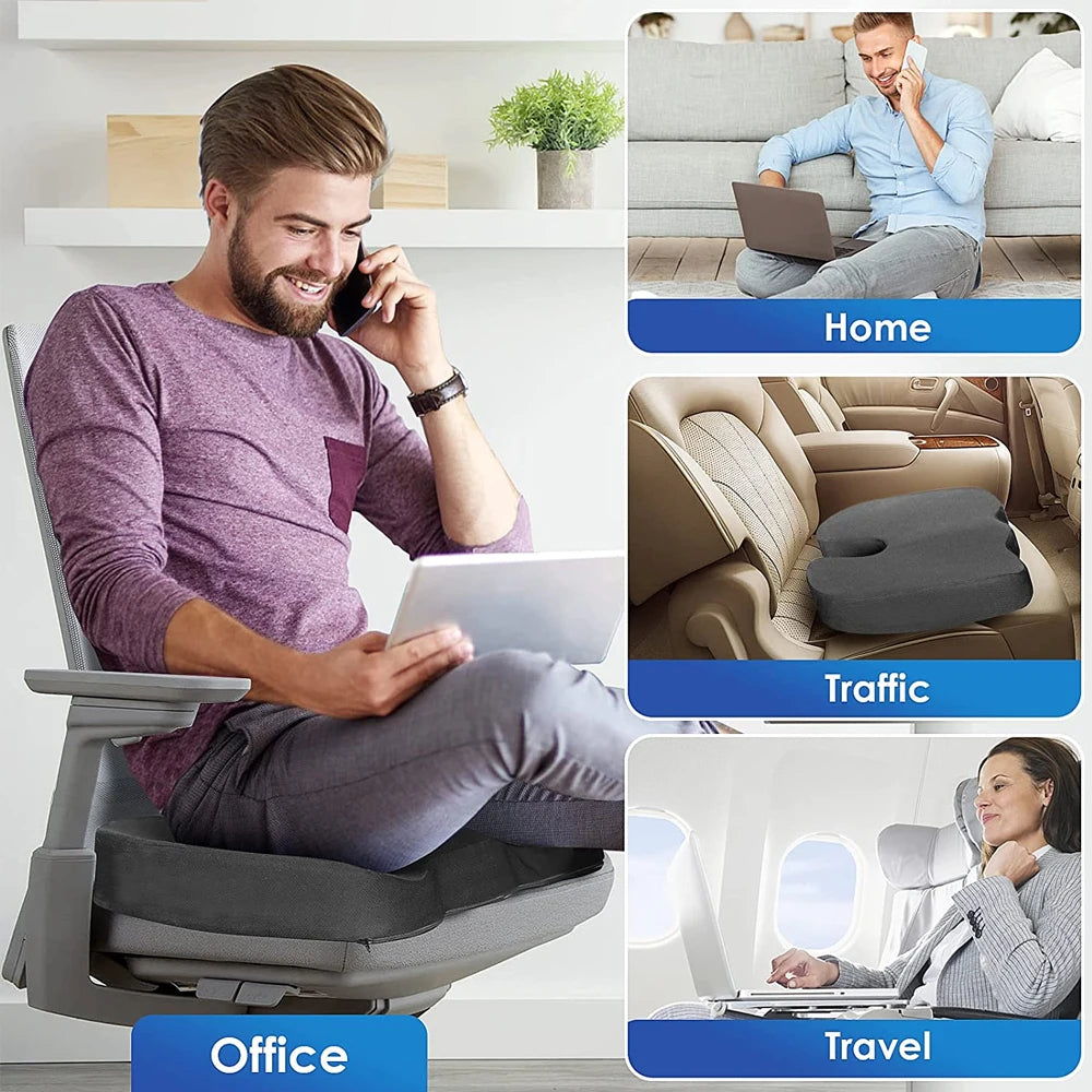 Orthopedic Seat Cushion for Comfort – Support and Pain Relief