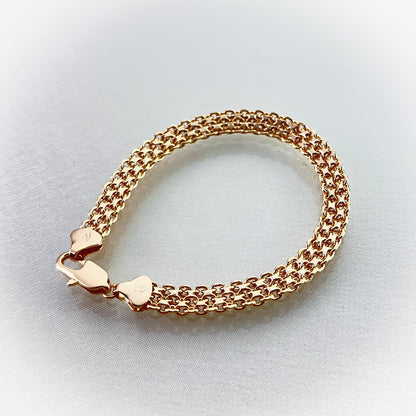 unisex gold-plated bracelet